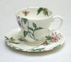 Tea Flower Cup and Saucer with Earl Grey & Marshmallow