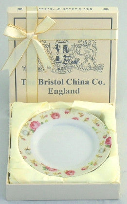 Set of 4 Chintz Cake Plates In gift box