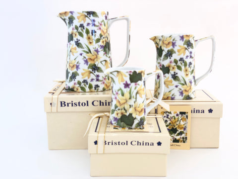 Set of 3 Chintz Tankard Jug In gift box